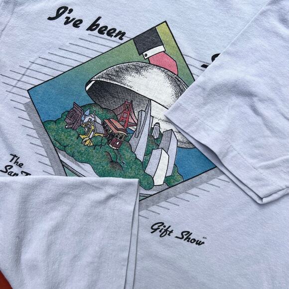 Vintage San Francisco I've Been Spoiled Gift Show Obscure Destinartion T Shirt - Picture 3 of 10